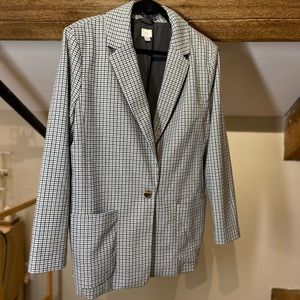 Plaid Blazer
